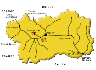 Cartina Valle d'Aosta > Sarriod